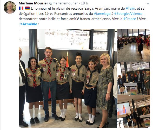 L’honneur et le plaisir de recevoir Sargis Aramyan, maire de Talin et sa délégation !