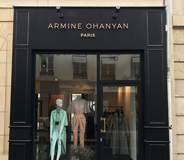 Armine Ohanyan a ouvert son premier magasin à Paris