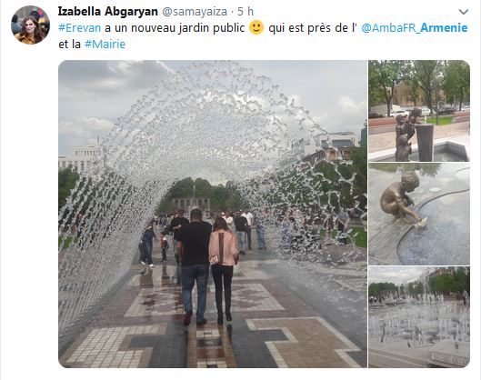 Erevan a un nouveau jardin public