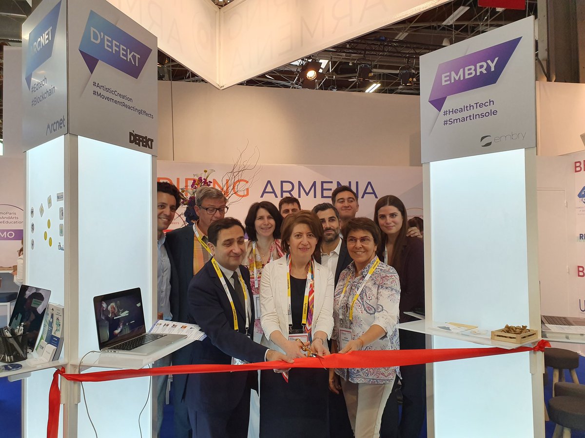 Inauguration du premier pavillon de l’Arménie à VivaTech