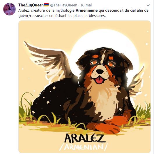 Aralez, créature de la mythologie Arménienne