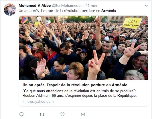 Un an après, l&rsquo;espoir de la révolution perdure en Arménie