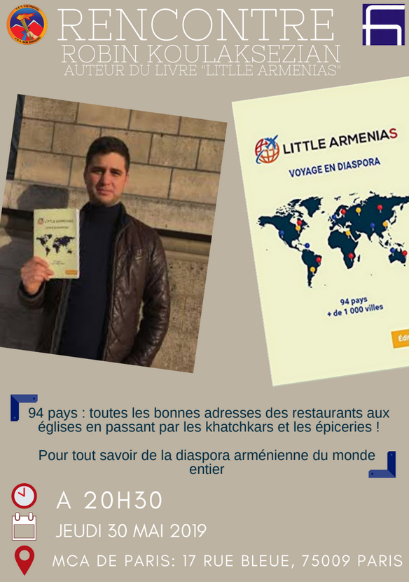 Rencontre avec Robin Koulaksezian, auteur du livre Little Armenias