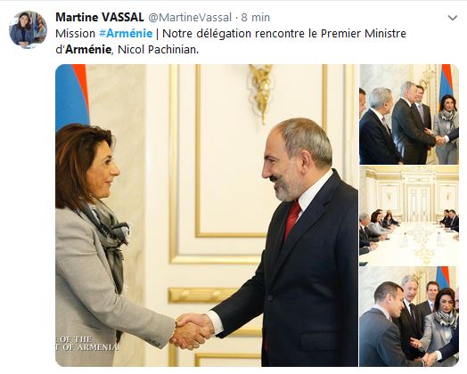 Martine VASSAL ‏-Mission Arménie