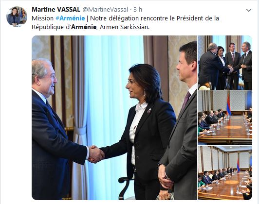 Martine VASSAL ‏-Mission Arménie