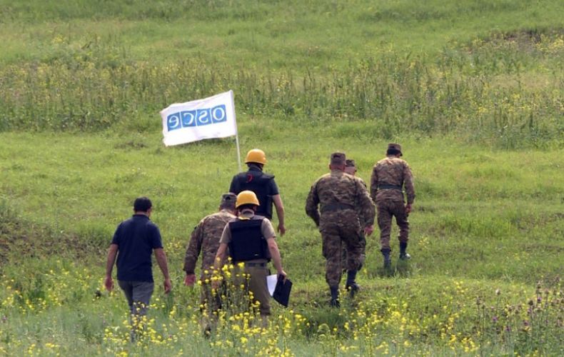 L’Artsakh a apporté son soutien aux observateurs de l’OSCE à la frontière arméno-azérie près de Martouni, mais pas l’Azerbaïdjan du côté azéri