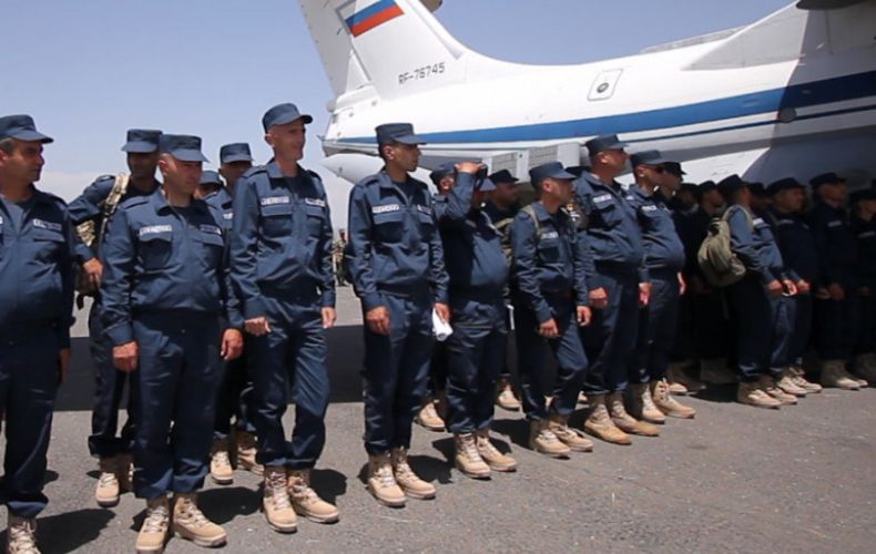 Un contingent de médecines militaires à vocation humanitaire et de démineurs est parti d’Arménie vers Alep (Syrie)