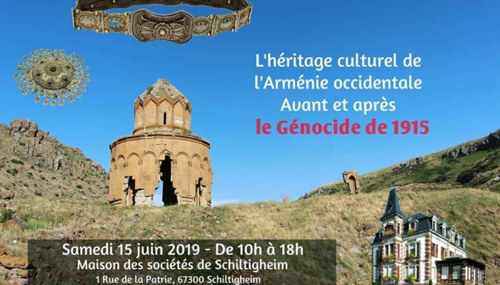 Exposition « L’héritage culturel de l’Arménie occidentale avant et après le génocide de 1915 » de Hamlet Hovsepian samedi 15 juin à Schiltigheim