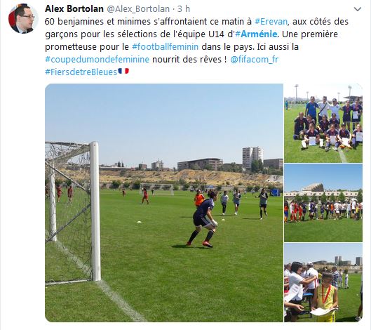60 benjamines et minimes s&rsquo;affrontaient ce matin à Erevan