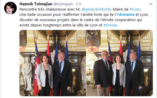 Rencontre très chaleureuse avec Gérard Collomb