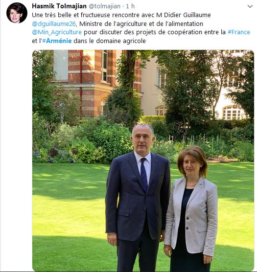 Une très belle et fructueuse rencontre avec M Didier Guillaume