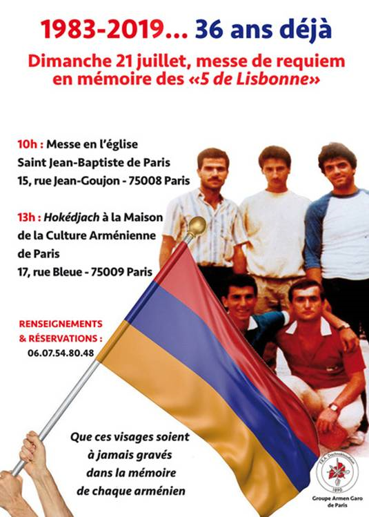 Le souvenir des 5 de Lisbonne il y a 36 ans