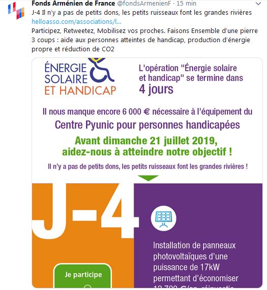 J-4 Il n&rsquo;y a pas de petits dons