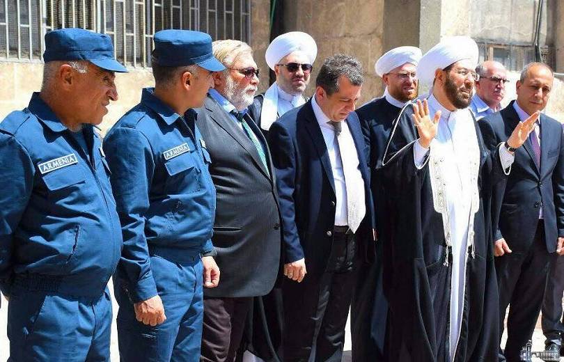 Le grand mufti de Syrie salue l’action en Syrie du contingent de médecins militaires et démineurs de l’Arménie