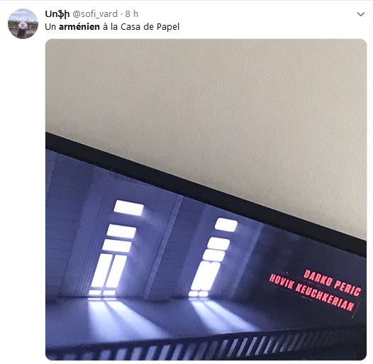 Un arménien à la Casa de Papel