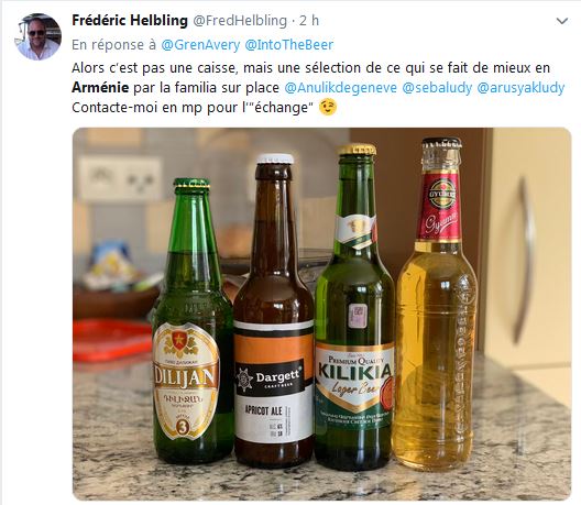 Alors c’est pas une caisse, mais une sélection de ce qui se fait de mieux en Arménie