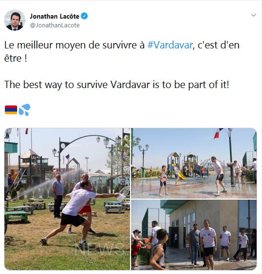 Jonathan Lacôte : Le meilleur moyen de survivre à Vardavar, c&rsquo;est d&rsquo;en être !