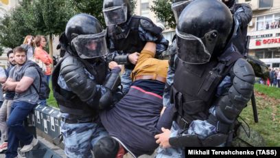 Des arrestations lors d’une manifestation de l’opposition à Moscou