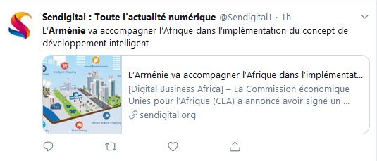 L’Arménie va accompagner l’Afrique dans l’implémentation du concept de développement intelligent