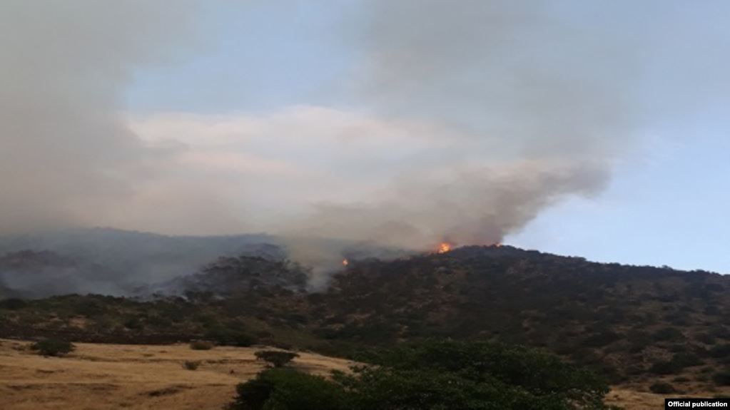 Violents Incendies en Arménie