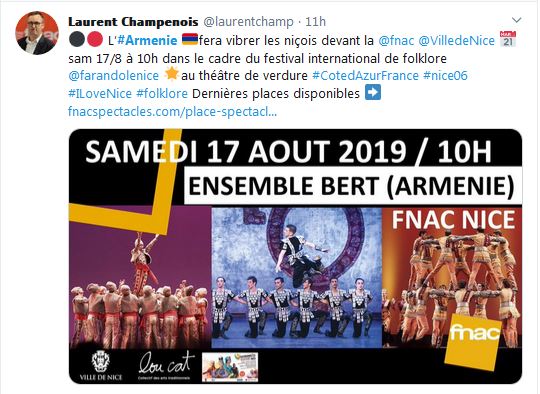 L’Arménie fera vibrer les niçois