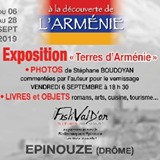 Stéphane BOUDOYAN expose ses photos « Terres d&rsquo;Arménie » à la bibliothèque d&rsquo;Epinouze