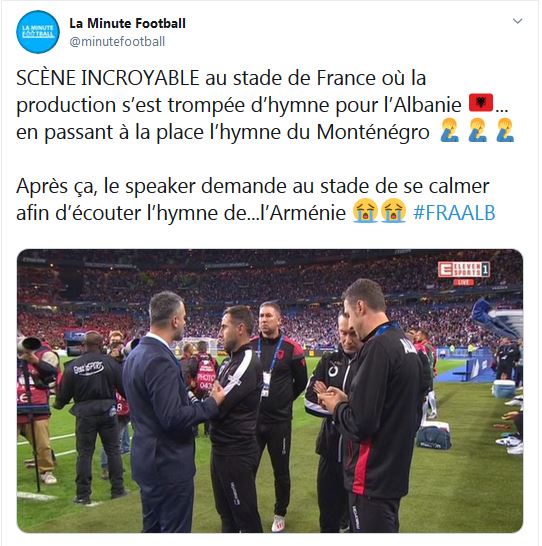 SCÈNE INCROYABLE au stade de France