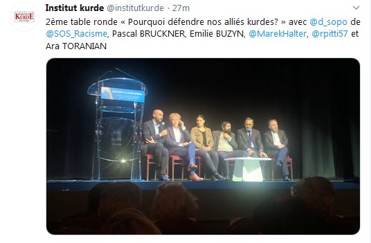 Grande soirée de mobilisation « Sauvons nos alliés kurdes! » avec Ara Toranian