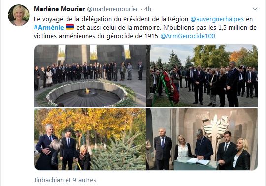 Le voyage de la délégation du Président de la Région Auvergne Rhône Alpes en Arménie