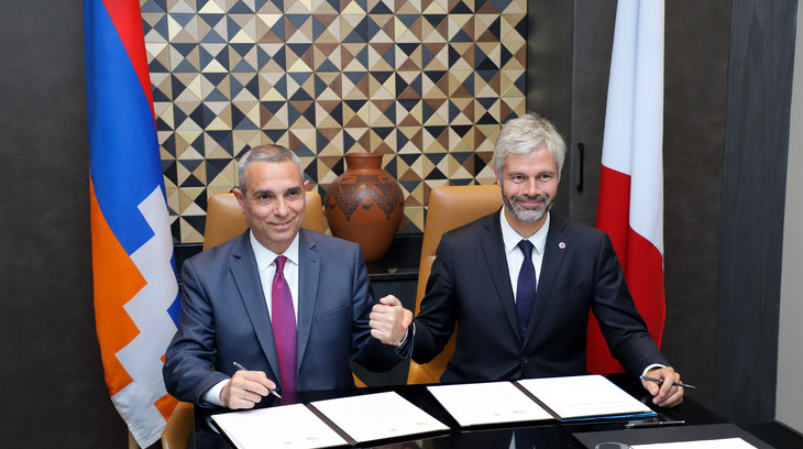 La déclaration commune de Laurent Wauquiez et Masis Mayilyan