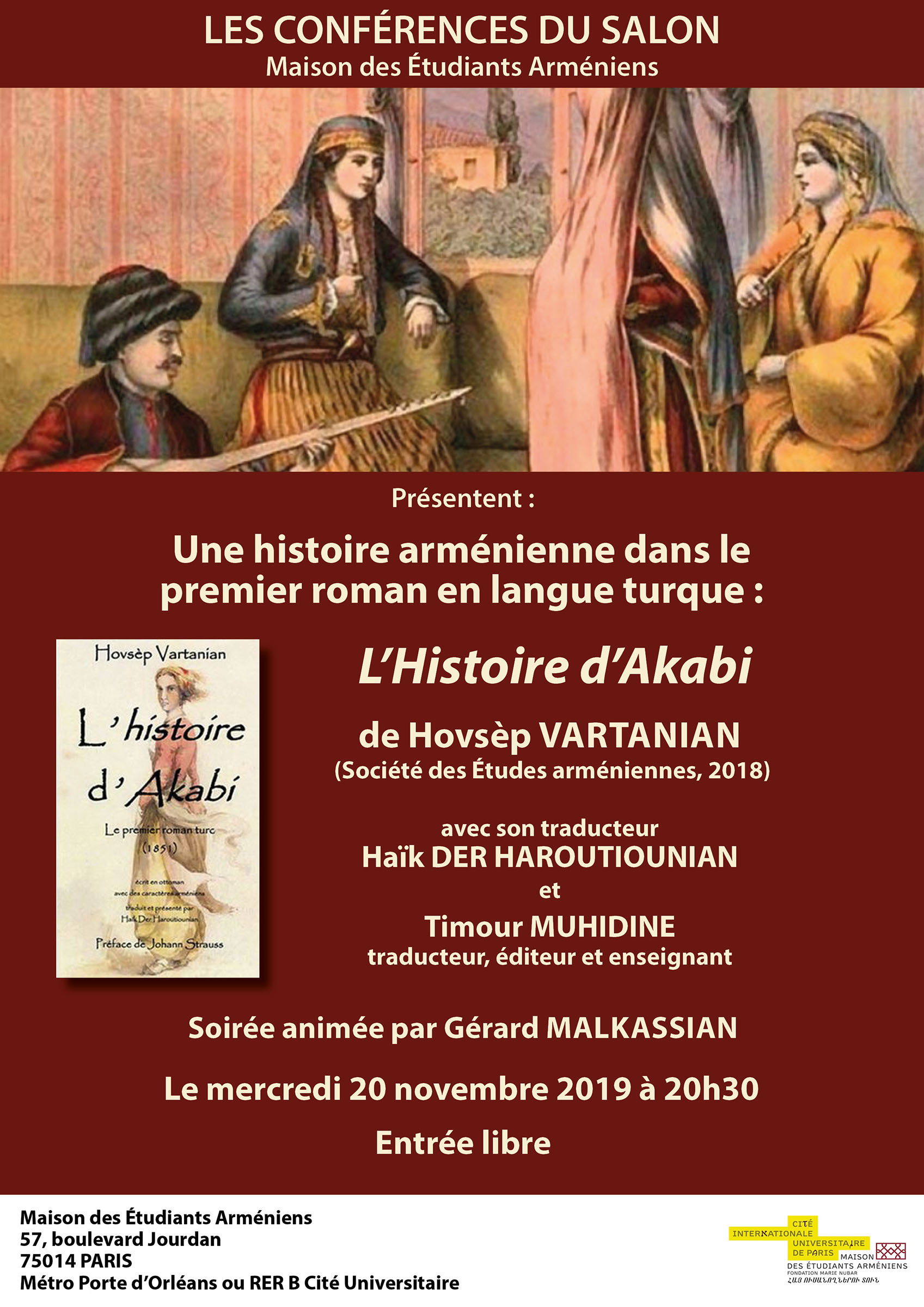 Conférence du salon autour du livre « Akabi »