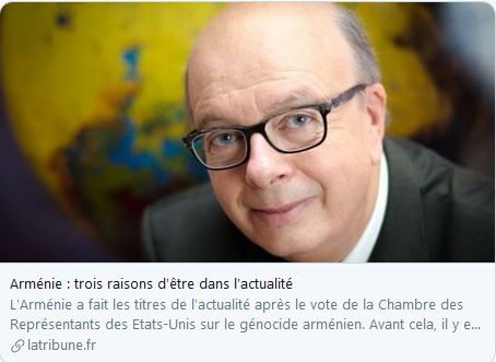 Arménie  : trois raisons d&rsquo;être dans l&rsquo;actualité