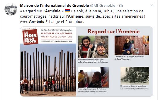 « Regard sur l’Arménie »