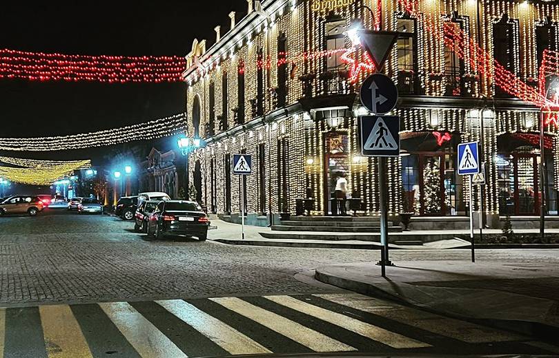 Gumri illuminée pour les Fêtes de fin d’année