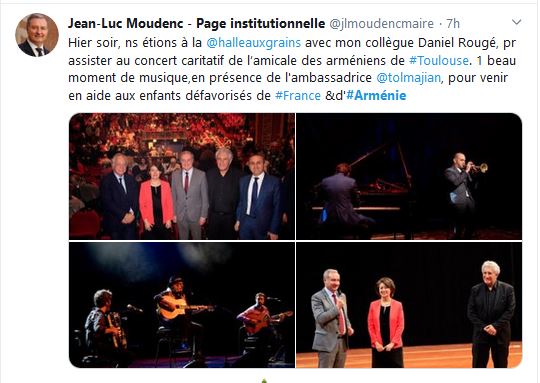 Concert caritatif de l’amicale des arméniens de Toulouse.
