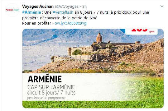 Arménie : Une vente flash
