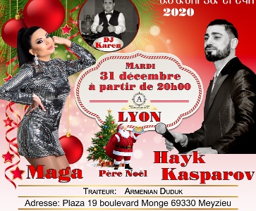 Soirée nouvel an organisée par l’Armenian Duduk Production à Meyzieu (Rhône)