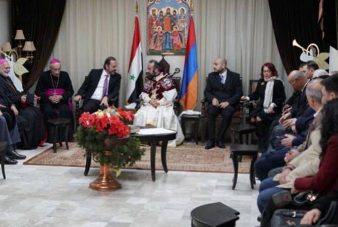 Le Président syrien Bachar el-Assad a félicité les Arméniens à l’occasion du Noël arménien