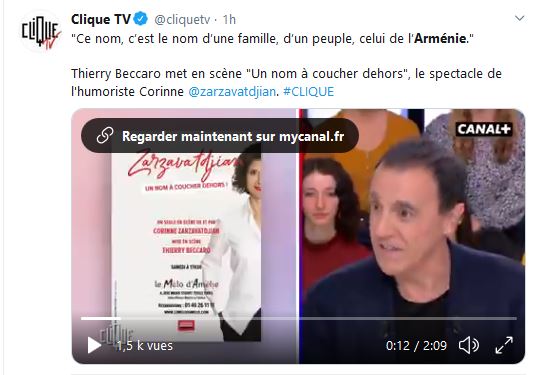 Ce nom, c’est le nom d’une famille, d’un peuple, celui de l’Arménie