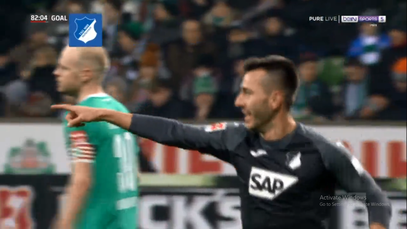 L’international arménien Saris Adamyan a marqué son 4e but en Bundesliga lors du match Werder Brême-Hoffenheim (0-3)