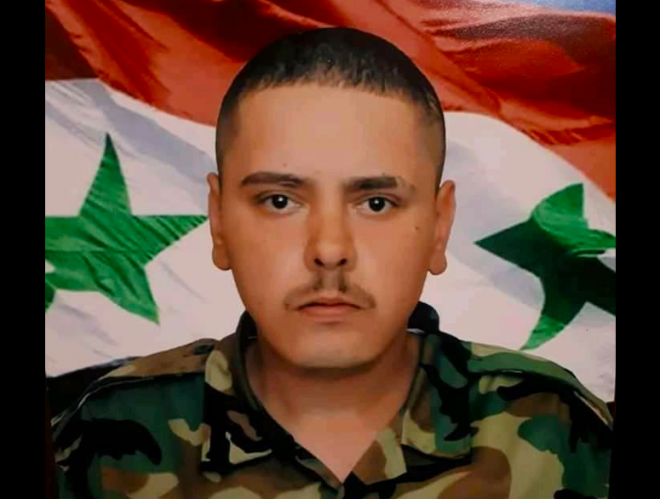 Un officier arménien de l’armée syrienne, Jean Ketendjian (32 ans) tué lors des combats près d’Idlib