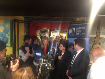 La FRA Nor Seround a interpellé Rachida Dati dans le 15e arrondissement de Paris