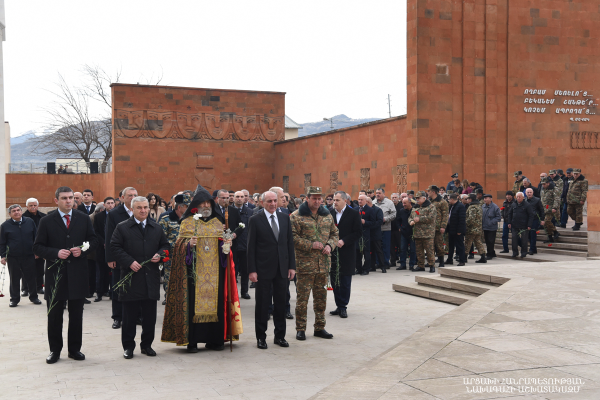 Commémoration à Stepanakert du 32e anniversaire des massacres de Soumgaït