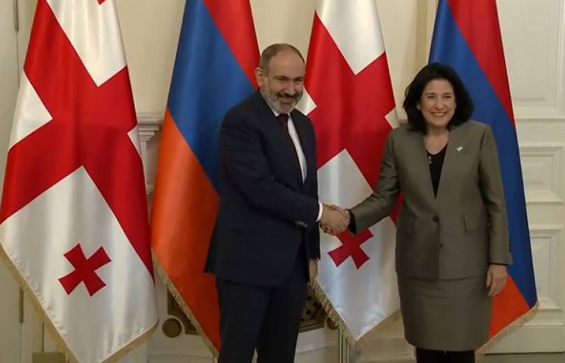Nikol Pachinian a rencontré la Présidente de Géorgie, Salomé Zourabichvili