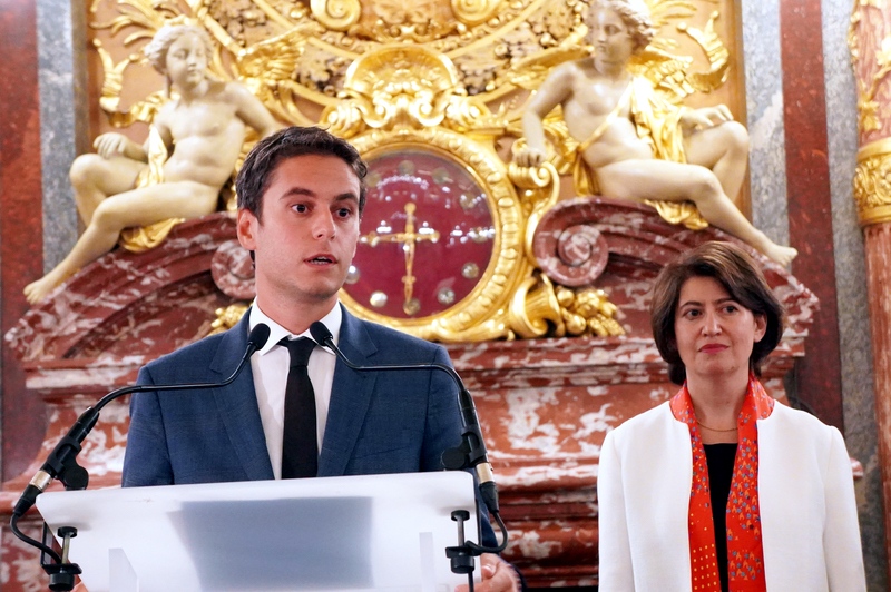 L&rsquo;hommage du Secrétaire d&rsquo;État Gabriel Attal