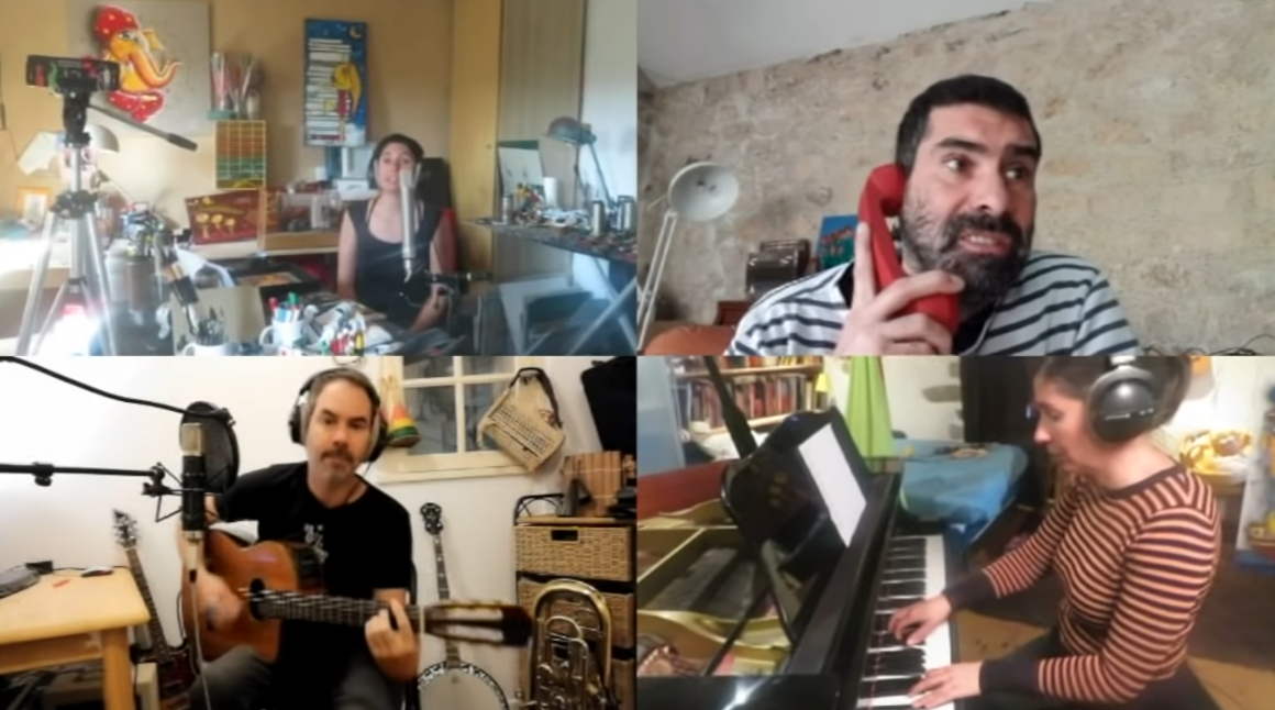 Les Ogres de Barback enregistrent un titre… De chez eux !