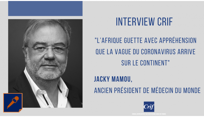 Jacky Mamou, ancien président de Médecin du Monde, s’inquiète de l’expansion du Coronavirus
