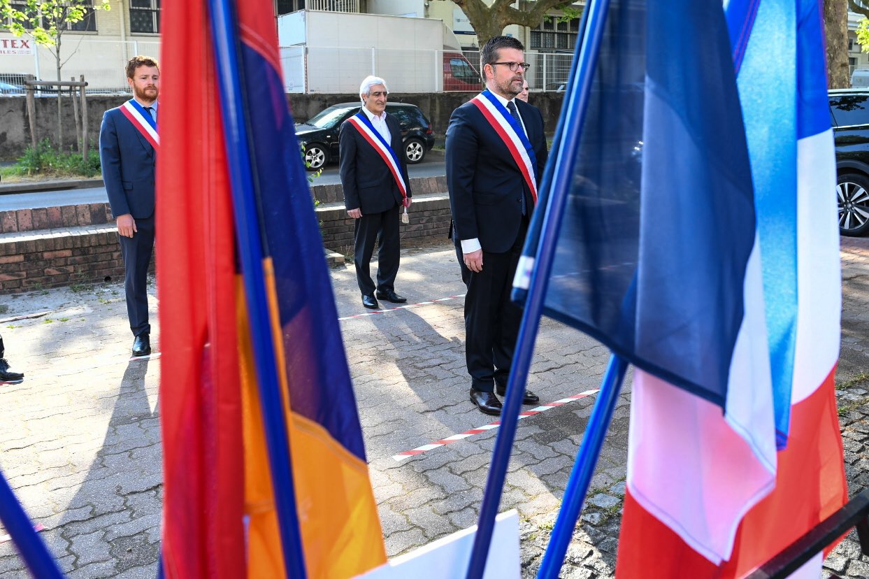 Luc Carvounas : « Même dans ce contexte épidémique, nous avons tenu à commémorer ce 24 avril à Alfortville »