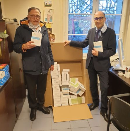1er mai : Nouvelle livraison de masques fournis par la Région à la maison de retraite de Montmorency