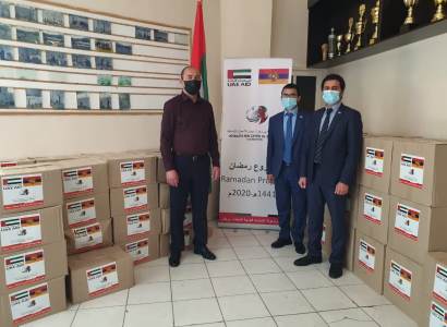 Les Emirats Arabes Unis apportent une aide humanitaire aux populations en Arménie touchées par les effets du coronavirus